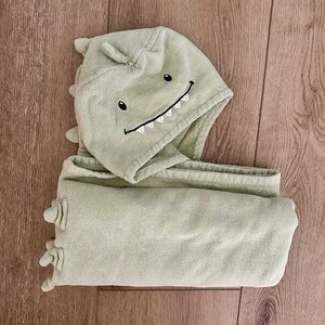 H&M Green Dinosaur Hooded Towel